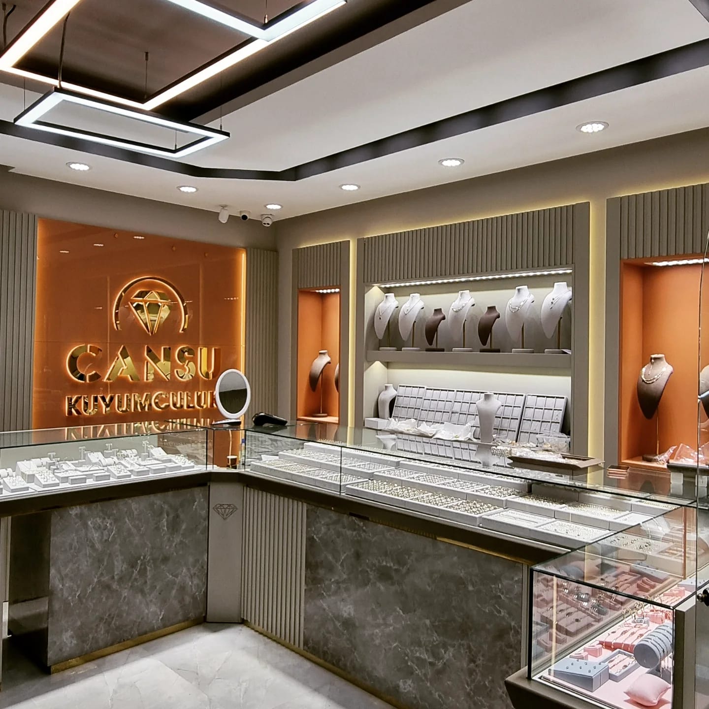 Cansu Kuyumculuk iç mekan tasarımı